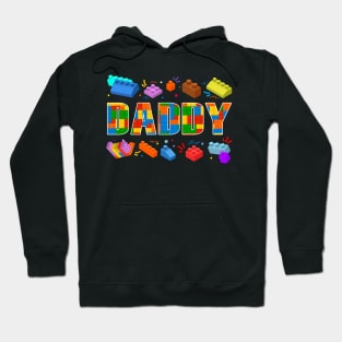 Daddy Parent Brick Master Builder Building Blocks Set Family Hoodie